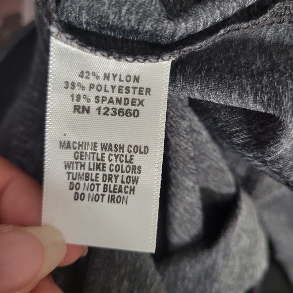 Splits59 Charcoal Gray Mesh Panel Athletic Tank Top - Picture 8 of 8